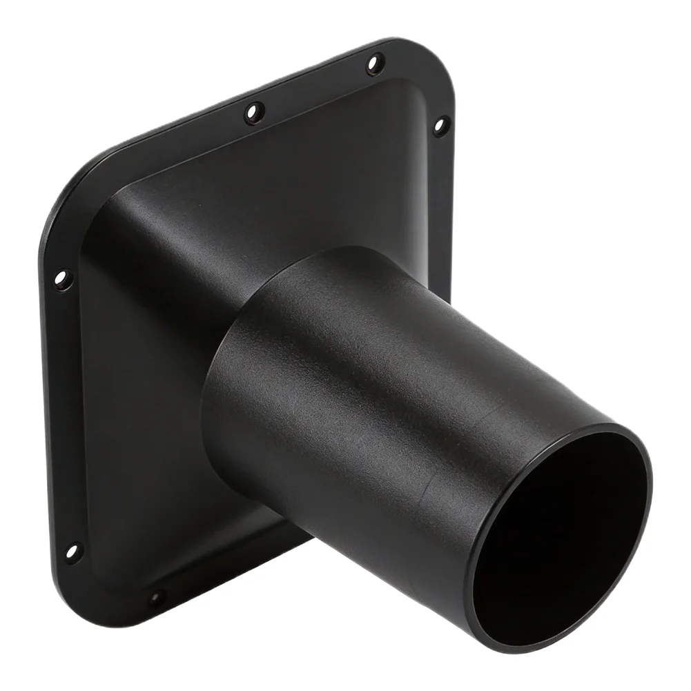 Indoor Use Only Reliable ABS Material Used in This Effective Wall Flange Vent Connector Designed for Kitchens and Bathrooms