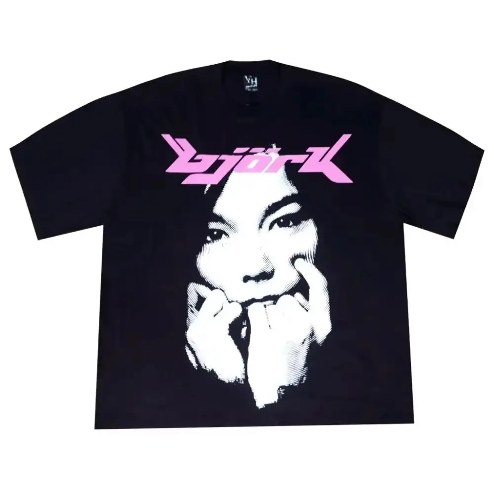 البوب Y2K اليابانية البوب المغني تي شيرت مروحة PJ هارفي كيت بوش السكر مكعبات المحملة الجرافيك Y2k تي شيرت علوي الخريف والشتاء ملابس داخلية #2