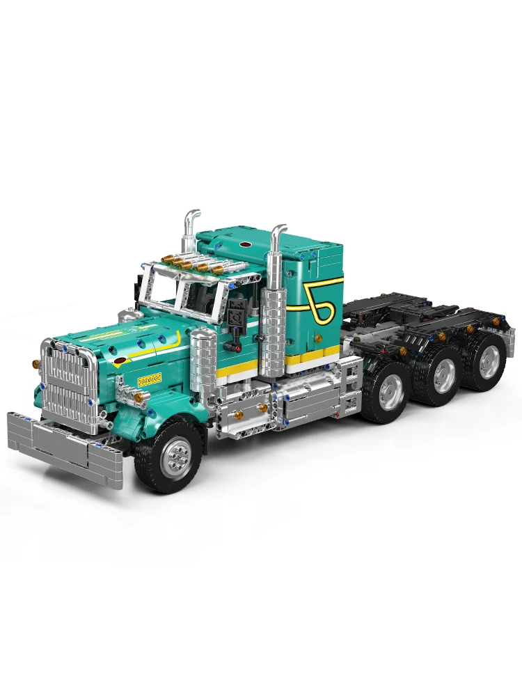 Mould King 13201 Technische Auto Speelgoed RC Amerikaanse Truck Bouwblok Gemotoriseerde Techniek Truck Steenset Kinderen Kerstcadeau - afbeelding 2