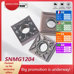 SNMG 120404 SNMG 120408 SNMG 120412 Hardmetalen wisselplaat voor MSDNN extern draaigereedschap SNMG Blade roestvrijstalen snijder CNC-draaibank