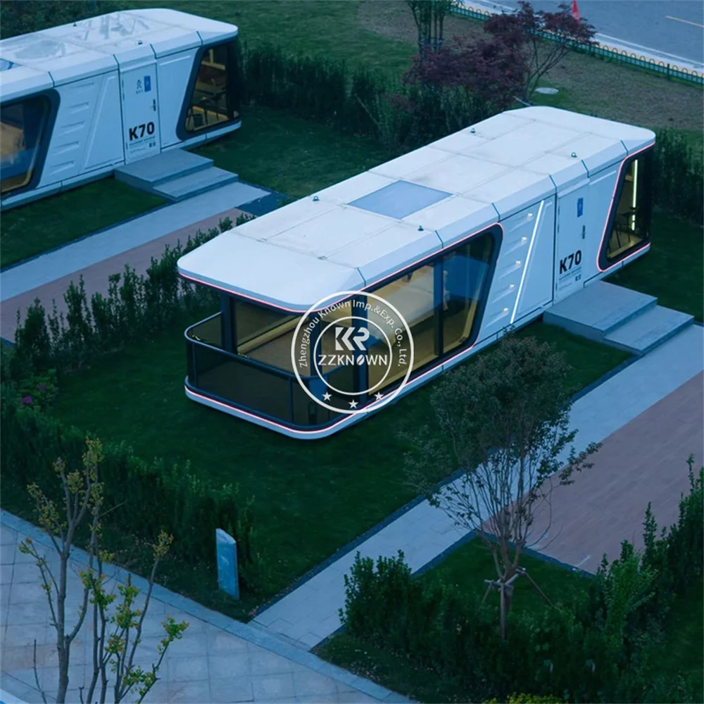 Customizable Mobile Prefabricated Cabin  House Steel Modular Features Space-Efficient Design Mobile House For Capsule Living