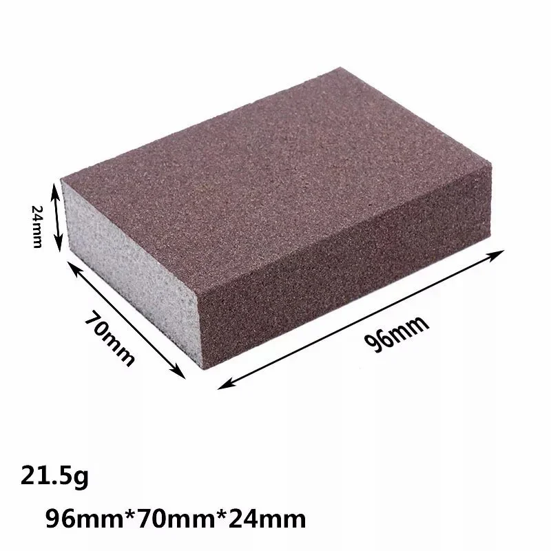 Abrasive Grinding Sponge Foam Sanding Block 60-600 Grit Wet/Dry Sandpaper Sponge Abrasive Pads Polishing For Wood Metal