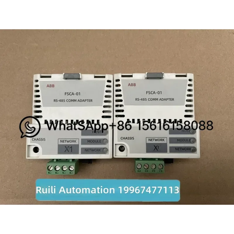Genuine FSCA-01 RS485 Adapter Module for ABB ACS355 ACS850 ACS880 Inverter Drive Communication Card Original Spare Part