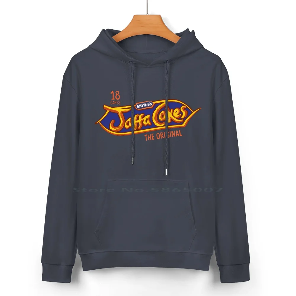 British Mcvitie's Jaffa Cakes Design Pure Cotton Hoodie Sweater 24 Colors Jaffa Cakes Mcvities Orange Jam Chocolate Sponge