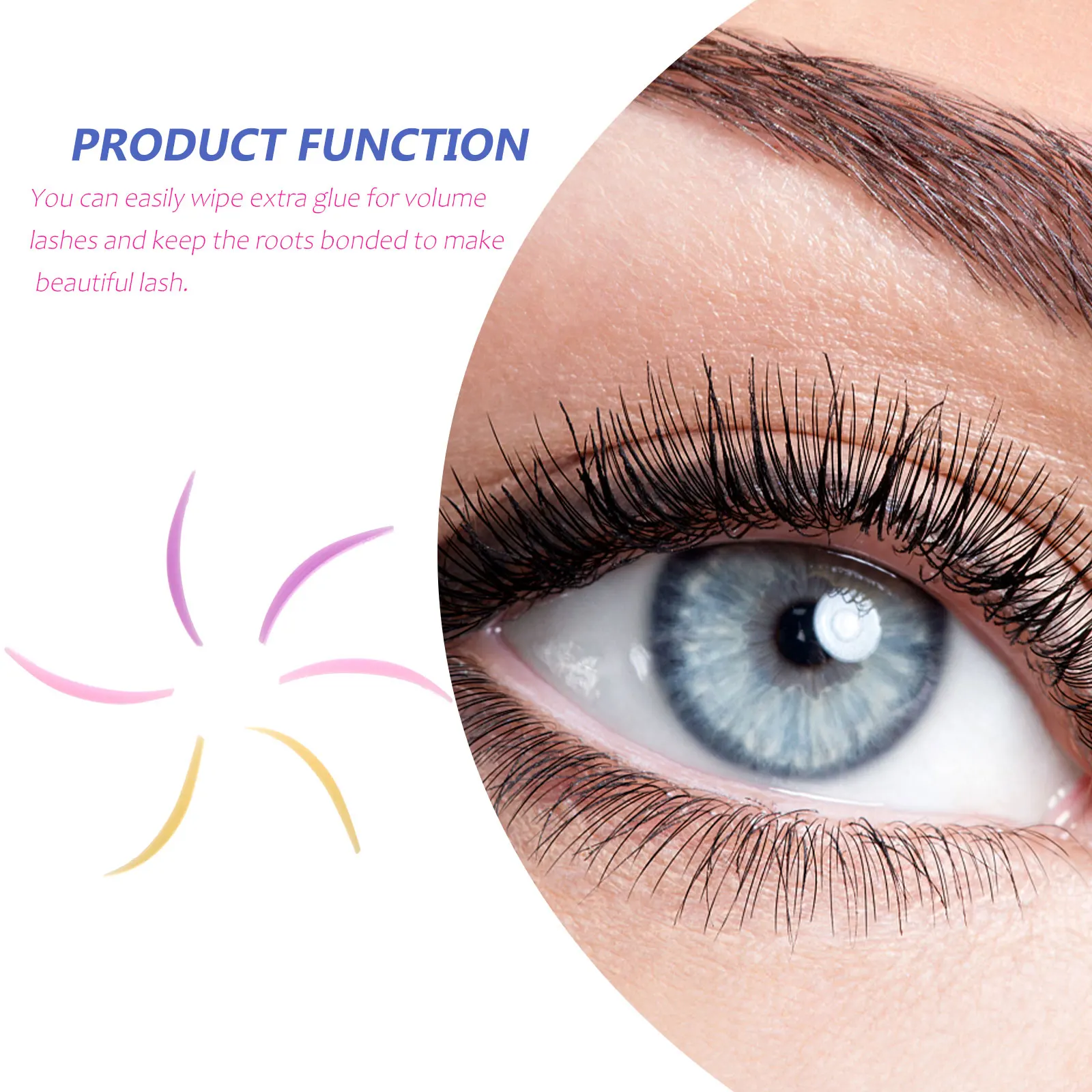

Eyelash Curler Silicone Perming Pads Reusable Grafting Gaskets Curling Shields Extensions Protective Patches For Natural