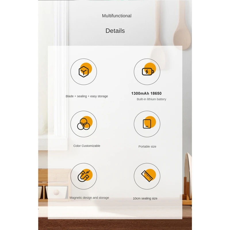 حقيبة السدادة الحرارية الصغيرة المحمولة ، السدادة المحمولة باليد ، أكياس الرقائق ، الأكياس البلاستيكية ، تخزين الطعام