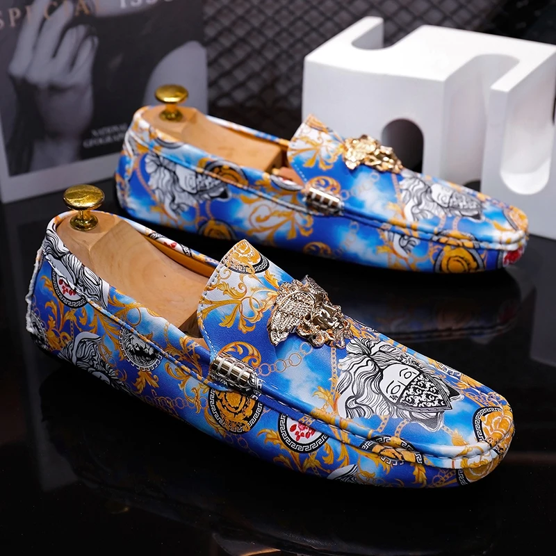 New Cool Youth Fashion Casual Loafers Breathable Casual Walking Big Size 38-46 Boy Gentleman Italian England Moccasins Shoes