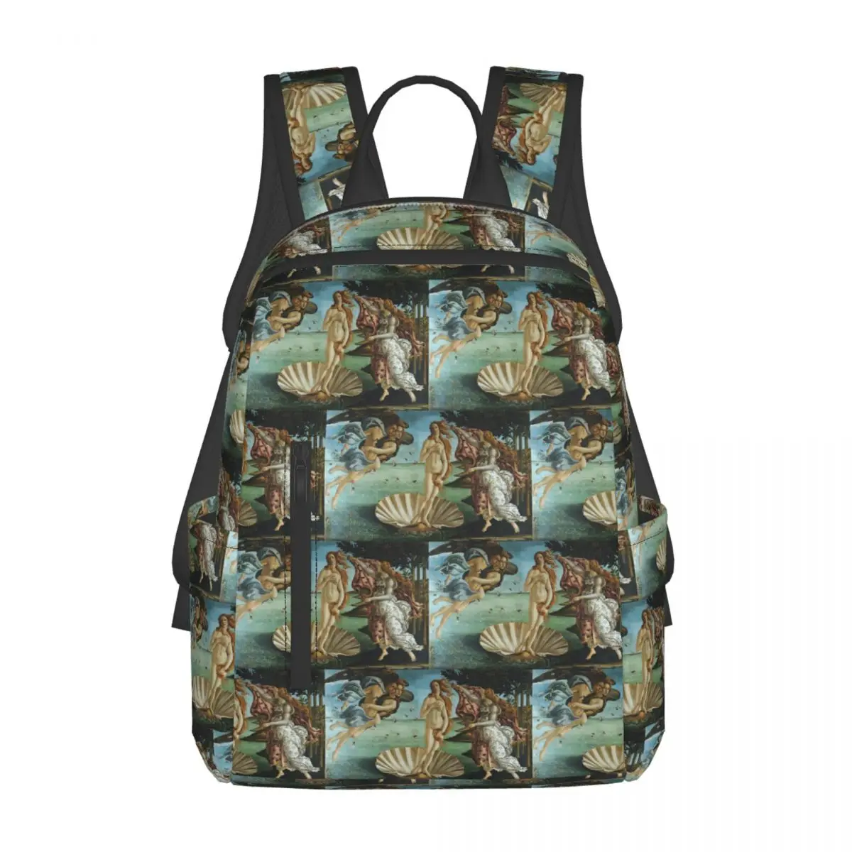 

The Birth Of Venus By Sandro Botticelli (1486) Backpack Daypack Large Capacity BookBag School Bag Shoulder Bags for Men Women