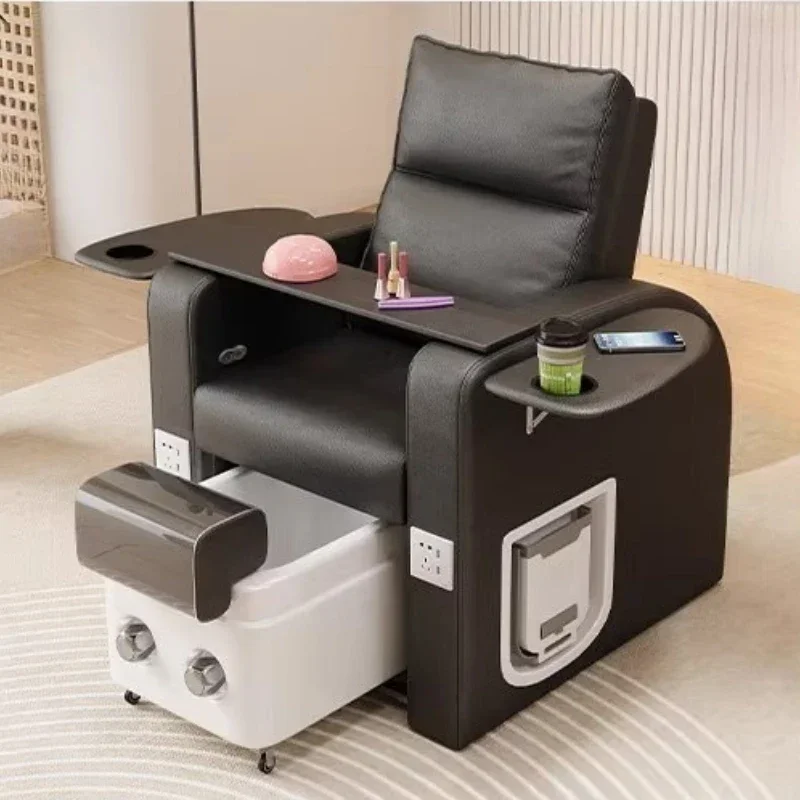 

Роскошные стулья для педикюра для салона красоты, подъемные современные стулья для педикюра из искусственной кожи, мебель для маникюрного салона, откидная Lsxzy