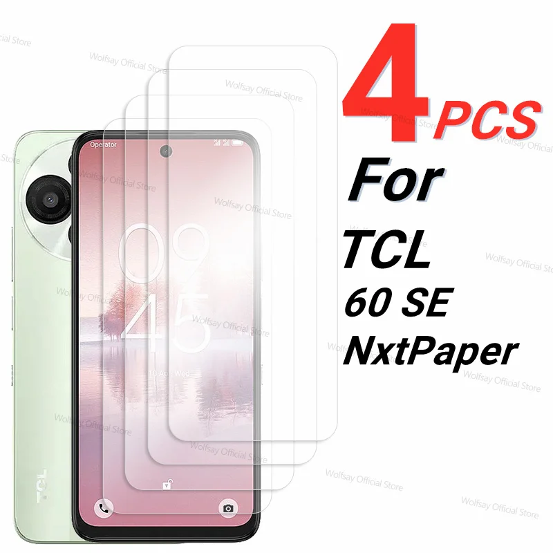 2/4PCS Screen Protector For TCL 60 SE NxtPaper Tempered Glass TCL 60 SE NxtPaper Protective Phone Glass For TCL 60 SE NxtPaper