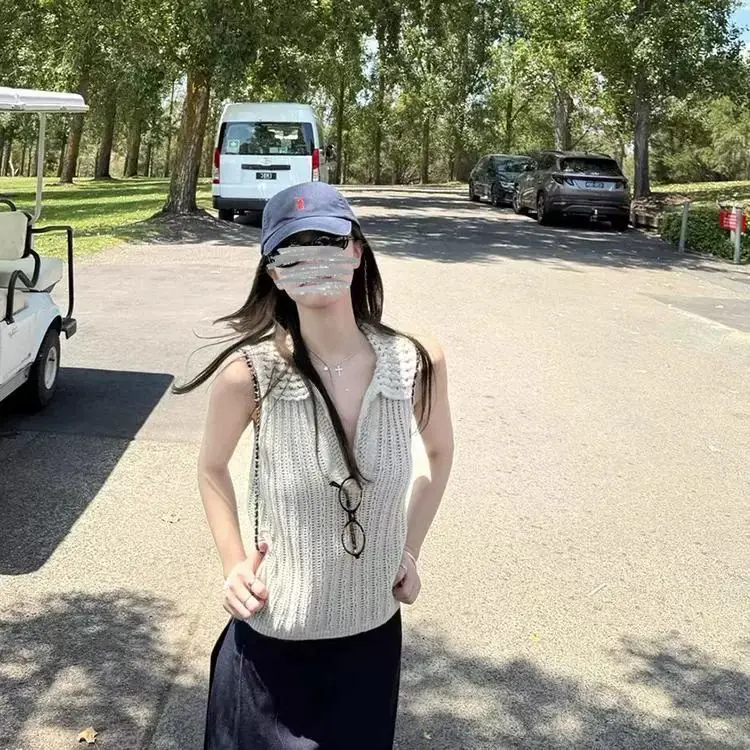 

Жилеты Жилеты Тонкие женские Old Money Весна Cleanfit Snap Городская подкладка Минималистичный Нежный Чистый крой Для отдыха Мягкий Удобный