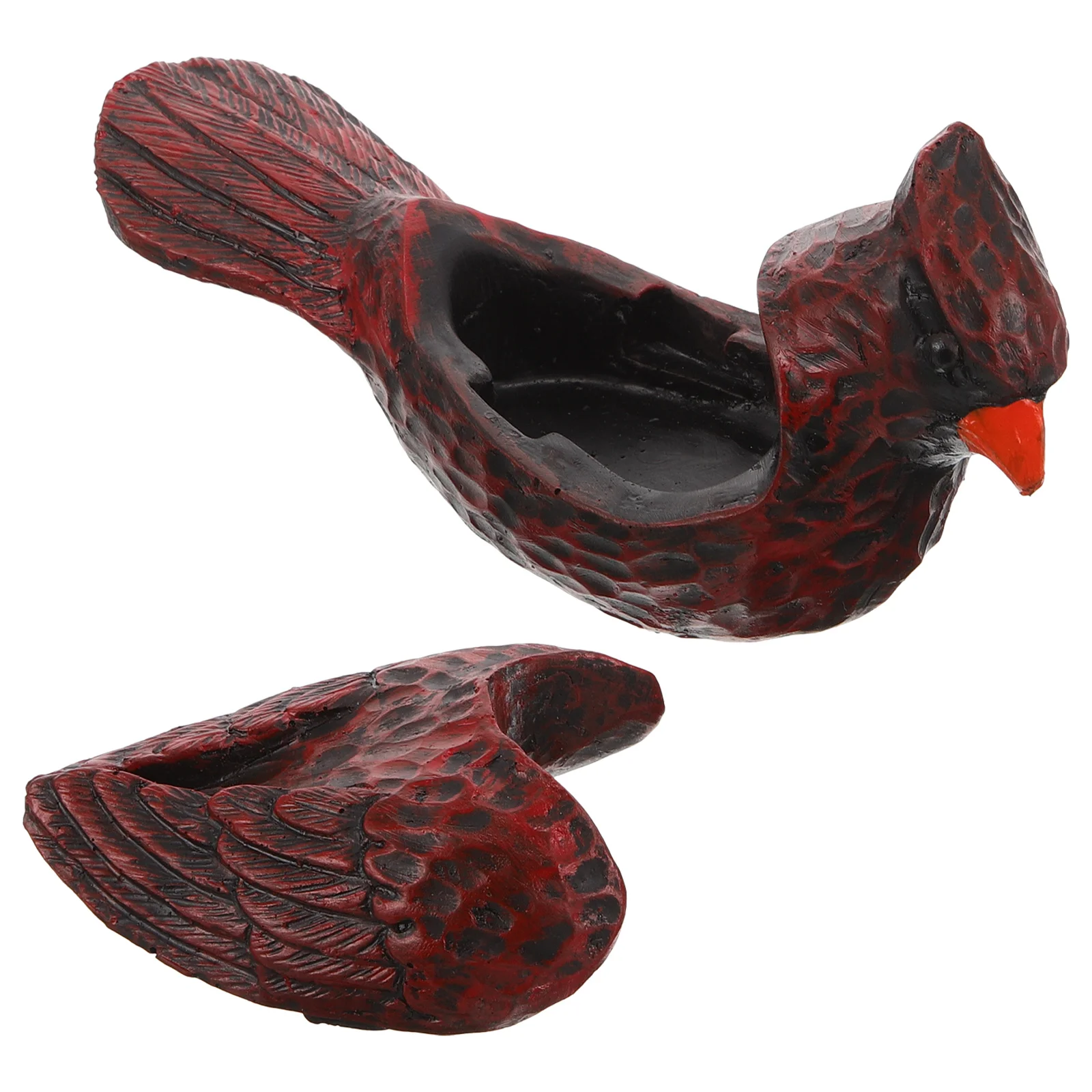 حديقة مفتاح صندوق تخزين الراتنج الطيور على شكل في الهواء الطلق آمن مخفي إخفاء حديقة وهمية الطيور قطع الغيار مفاتيح حقيبة للتخزين #1