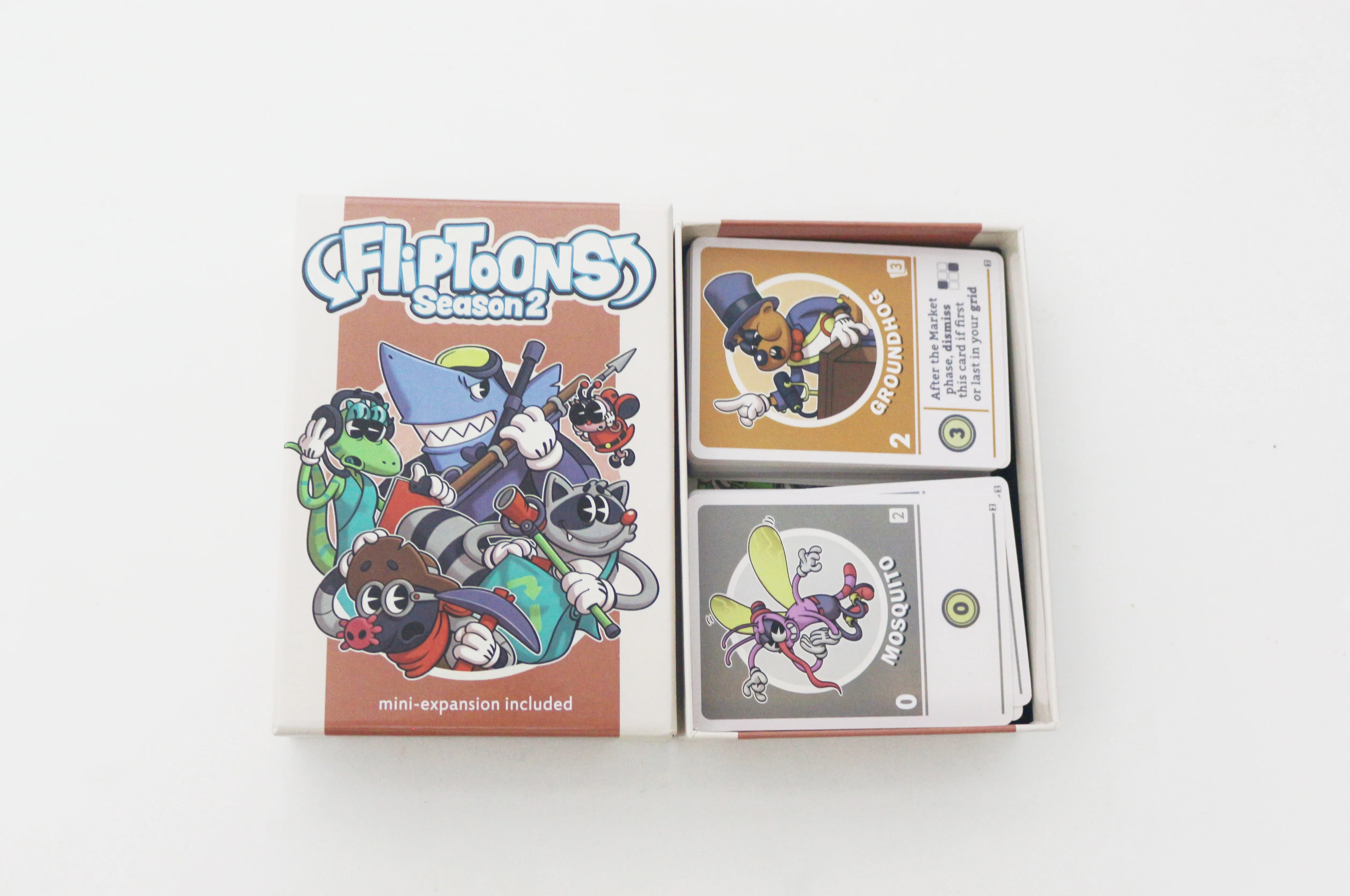 FlipToons Season 2 | Sequel to the hit Cartoon  Building Game!  Stands Alone or Combines as Expansion | Fast Family Card Game