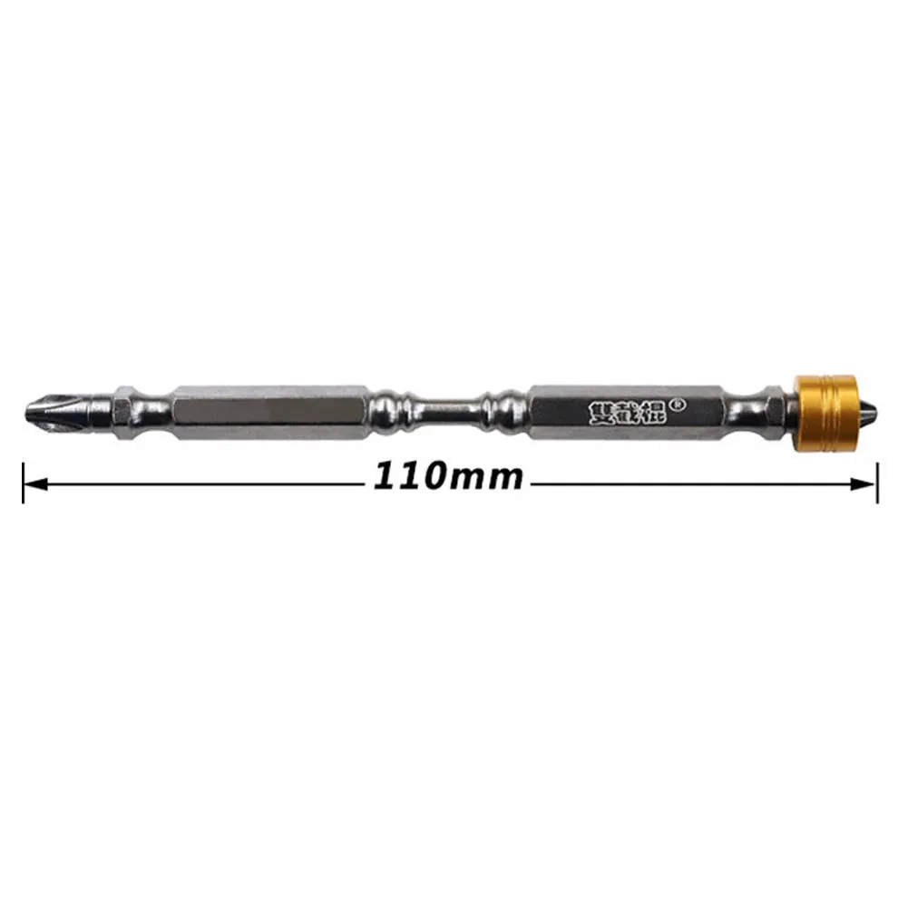 65/110MM Strong Magnetic  Screwdriver Bit Cross Head Electric Screwdriver Single Double Head Screw Driver Cross Screw