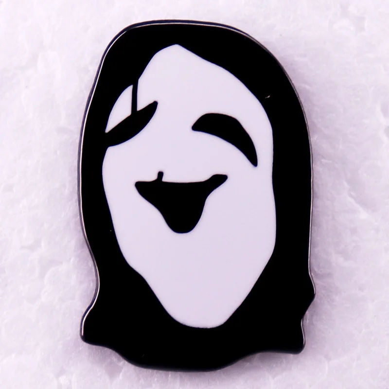 Yume Nikki Uboa Face Enamel Pin Horror Adventure Game Role Badges Brooches Gift