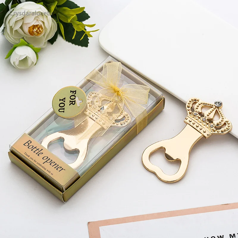 

Crown Wedding and Party Favors of Crown Design Bottle Opener Favors for Diamond Crown Wedding Anniversary Gifts