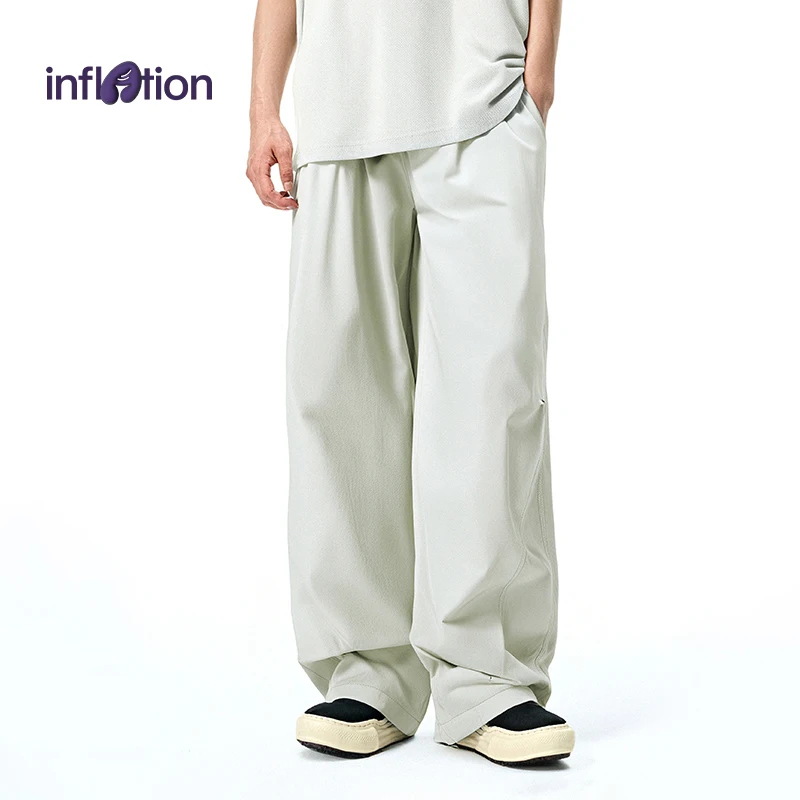 

INFLATION Stretch Quick-Dry Pants 2025 SS Cooling Airy Paratrooper Cargo Pants Ice Silk Tactical Trousers