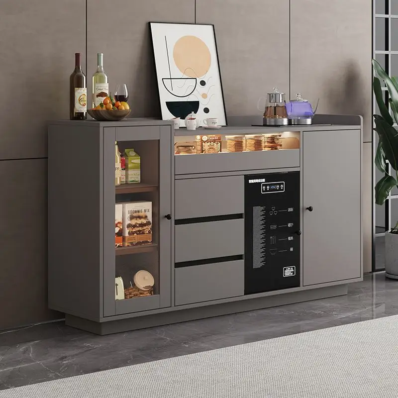 Fully automatic smart tea bar machine, household side cabinet, integrated table, desktop cabinet, desktop with disinfection