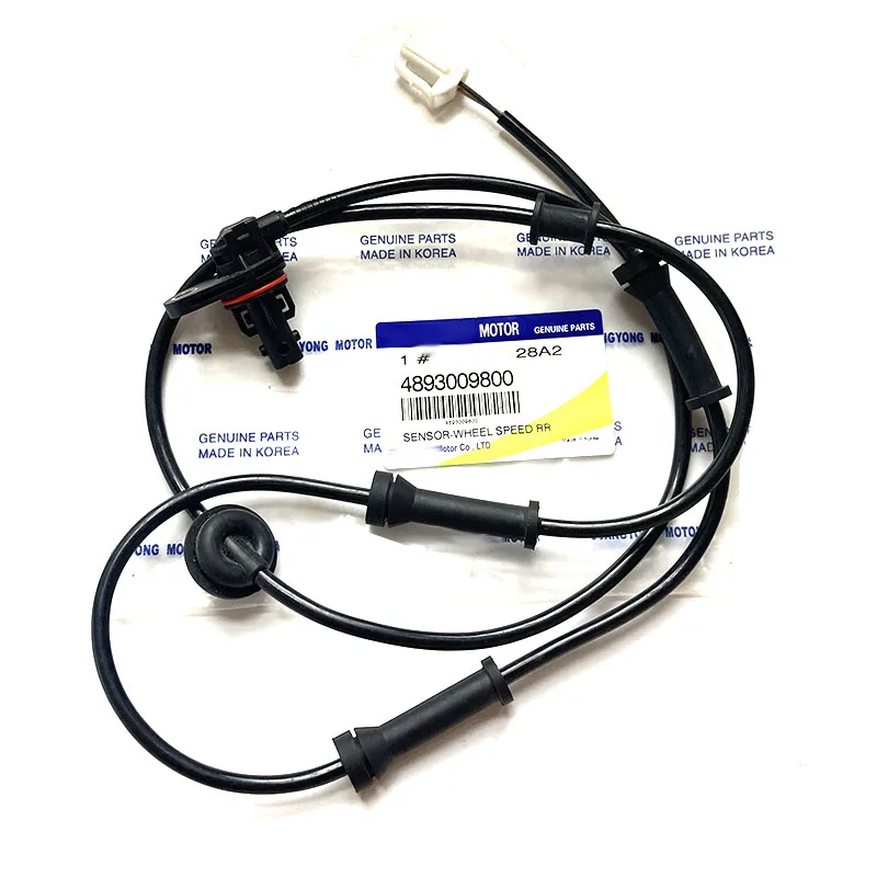 Novo sensor de velocidade abs da roda traseira genuíno 4893009800 para ssangyong rexton korando esportes