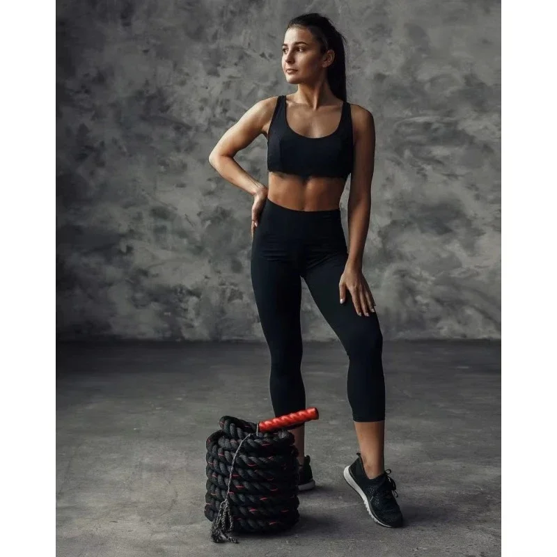 

Weighted Battle Rope Solid Weight Design For Full Body Workout And Home Jump Fitness Exercise Best Choice