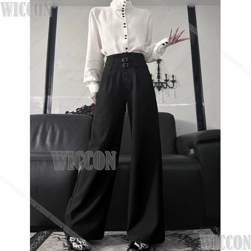 Lolita Dress Pant Gentlemanly Prince Type‎ Cosplay Coatume Black Suit Pants S-XL Size Unisex Woman Man Halloween