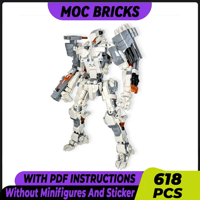 Mechanical Military Combat Model Moc Building Bricks Mecha Ranger Technology Modular Blocks Gift Christmas Toy DIY Sets Assembly