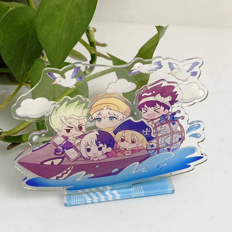 

Аниме Dr.STONE ‌ ‌ Ishigami Senku Asagiri косплей фигурка подставка Kawaii акриловая стоячая тарелка орнамент аксессуар украшения реквизит