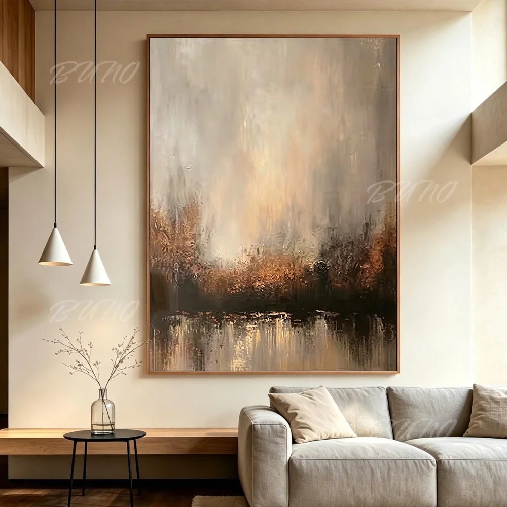 dipinto-a-olio-astratto-fatto-a-mano-paesaggio-autunnale-nebbioso-tela-senza-cornice-per-decorazione-soggiorno-e-camera-da-letto