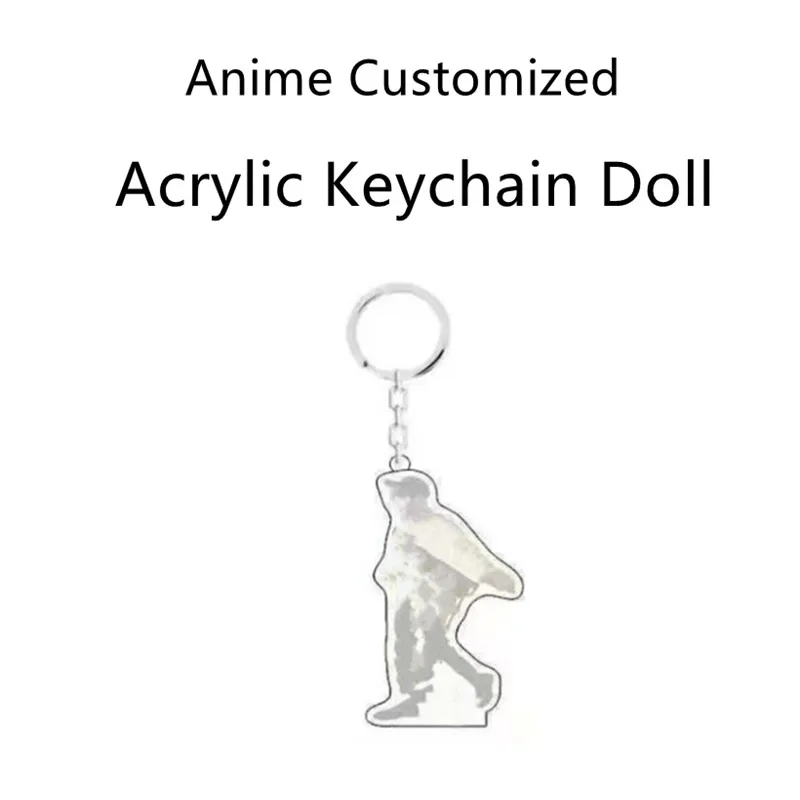 Anime Customized Acrylic Keychain Doll Game Custom Made Keyring Pendant Customization Cosplay Toy for Gift