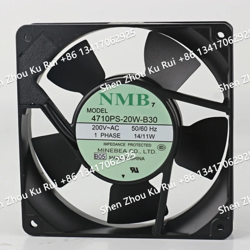 cooling fan 4710PS-20W-B30 New original Mebea NMB 220V 240V 230V DC EC AC200V 14/11W 12025 120X120X25MM 12CM cabinet Inverter