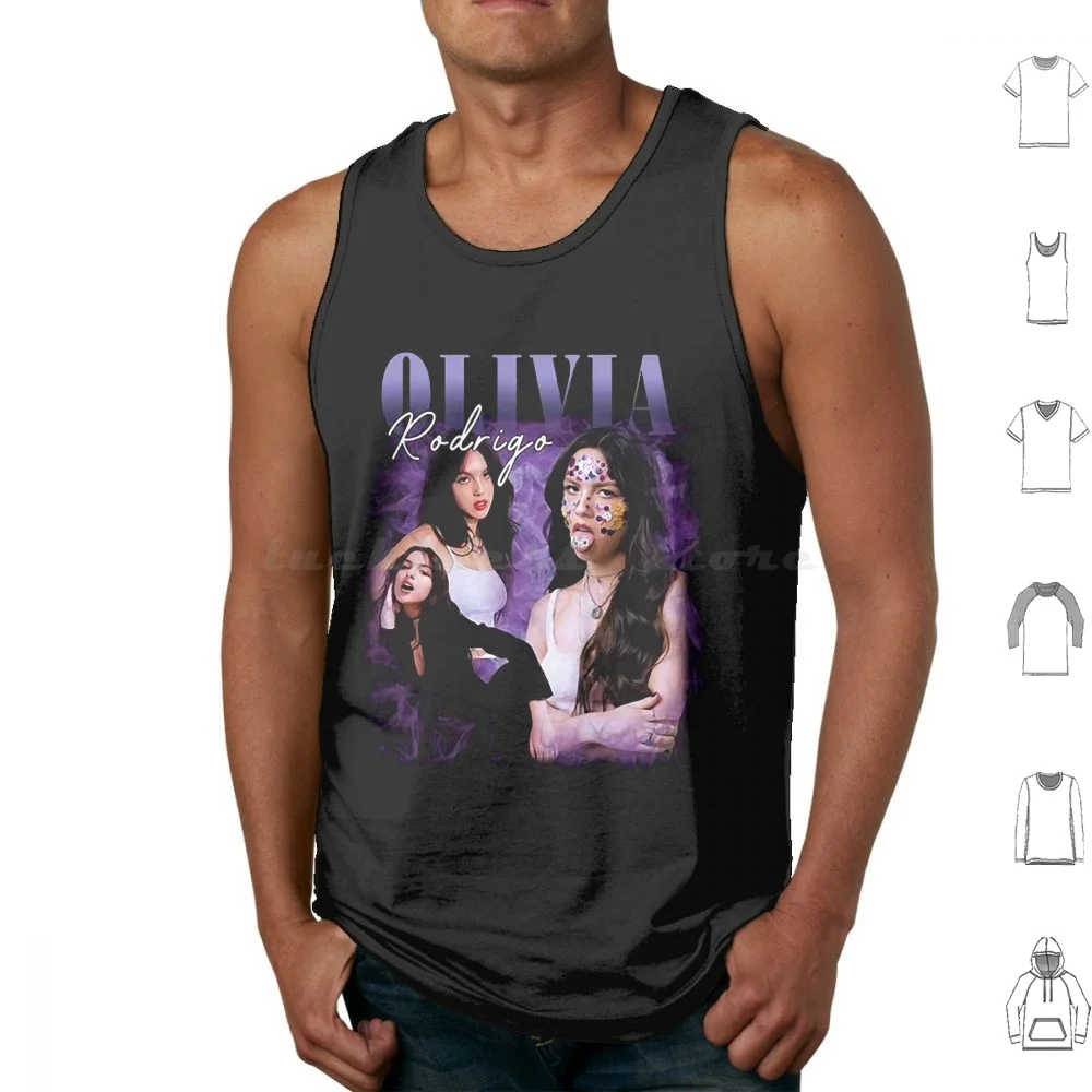 Music Olivia Singer Hot Tank Tops Vest Sleeveless Music Olivia Singer Hot Summer Y2k Cute Love Laptop Designer