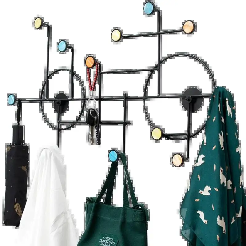Rack Clothes Modern Wall Moun Entrance Bedroom Aesthetic Detachable Clothes Rack Minimalist Place Saving Perchero Hall Furniture