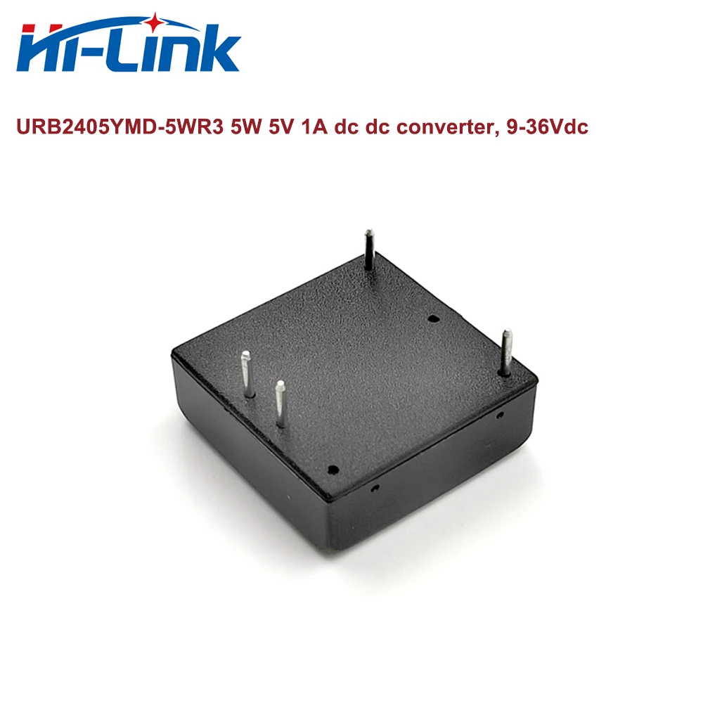 Free Ship HiLink 5W 5V 1A URB2405YMD-5WR3 9-36Vdc DC Converter Module HLK-5D2405A