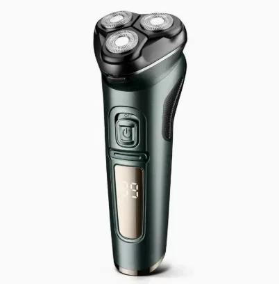 men's-electric-shaver-usb-rechargeable-3‑floating-heads-digital-display-ipx7-whole-body-washable-rotary-shaving-razor