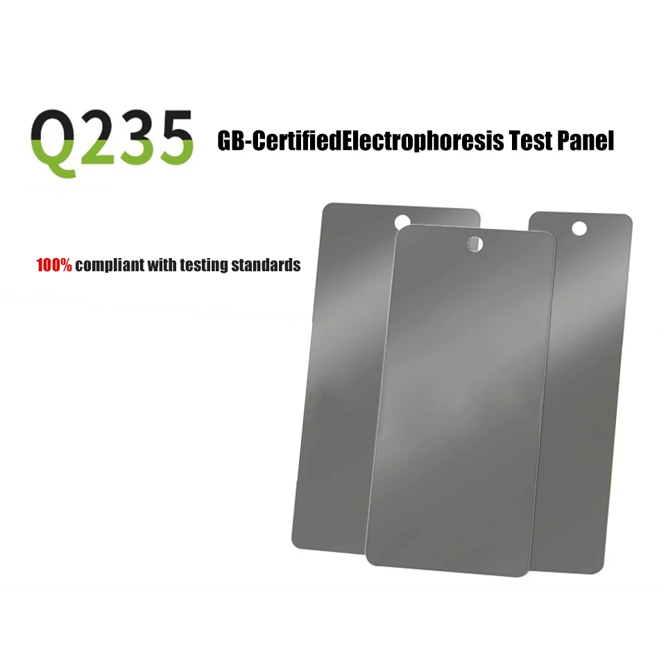 E-Coated (ED Coated) Steel Test Panels, 30pcs - For Automotive Paint Spray Evaluation, Color Matching & Coating Tests SD-2