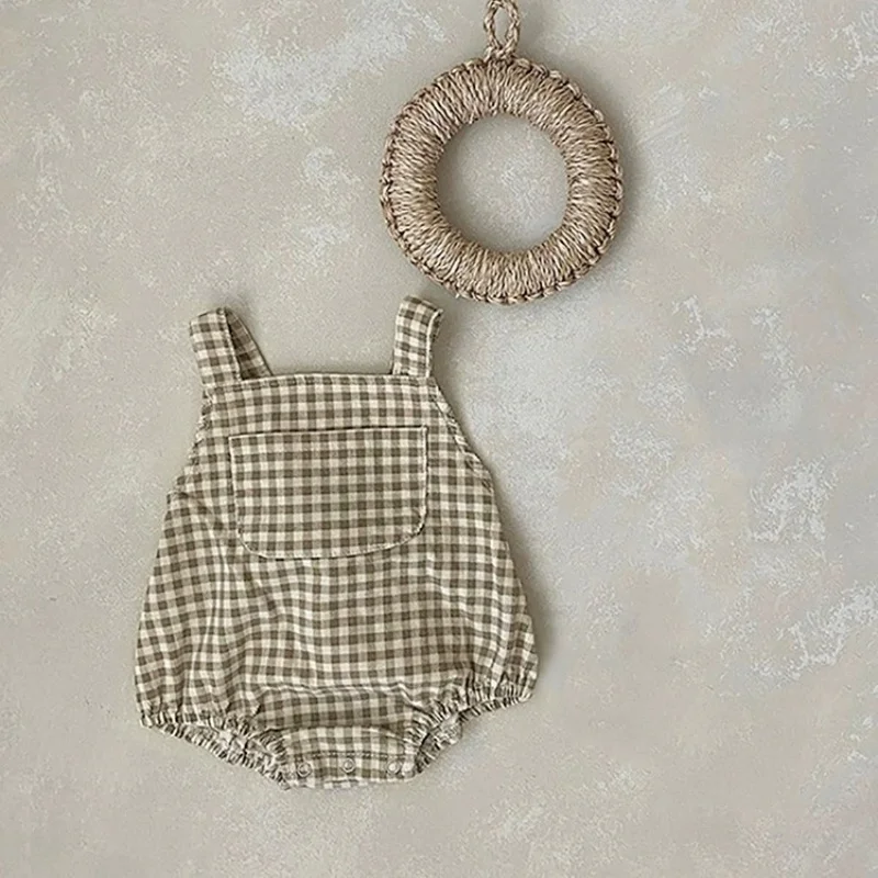 Stile coreano Neonati maschi Body senza maniche in velluto a coste Neonati maschi Tuta Primavera Autunno Neonati maschi Vestiti