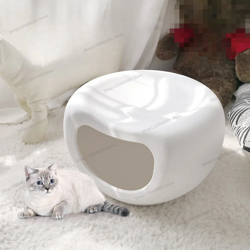 For Cat Nest Four Seasons Universal Stool Nest Semi Enclosed Pet Warmth Nest