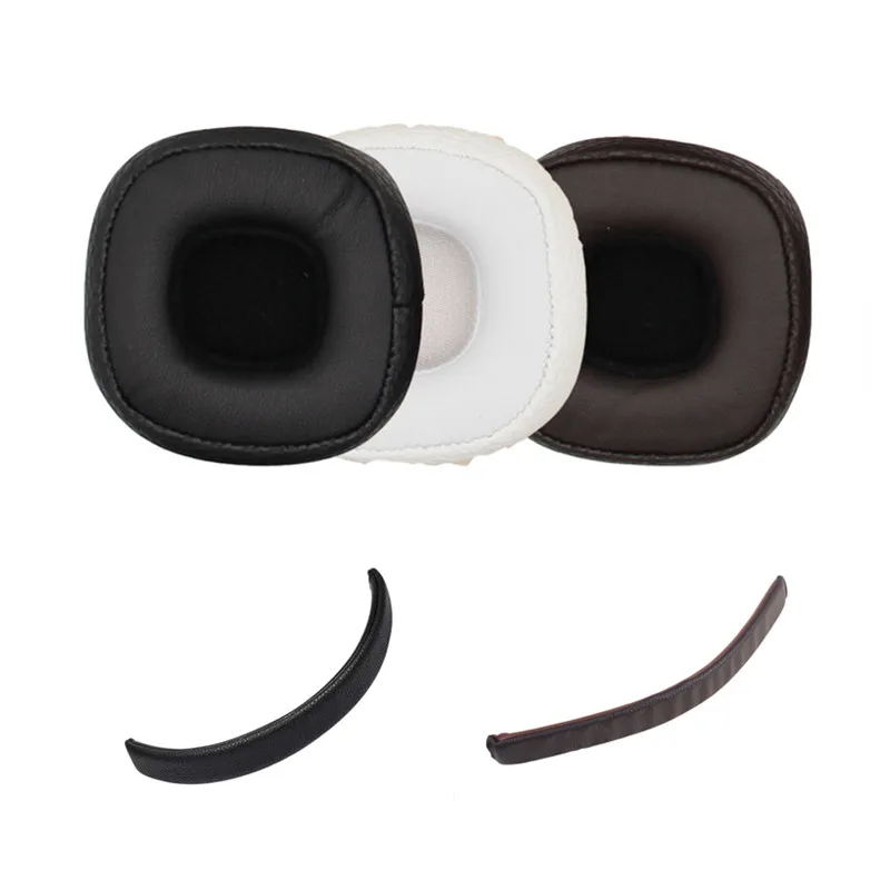 Replacement Ear Pads Headband Cushion Muffs for Marshall Major 4 /Major IV Headphone Earpads Sleeves Head beam