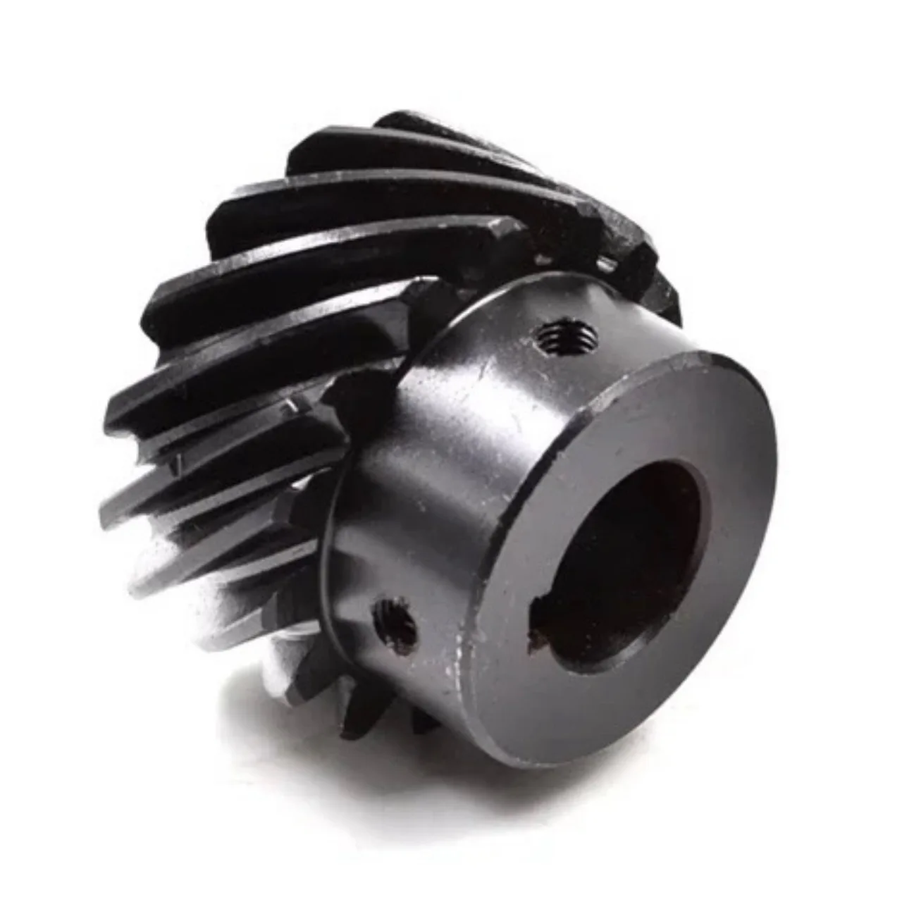 1M 13/15/20/26/30 Teeth Steel Helical Gear DIY Motor Staggered Gear 6-15mm