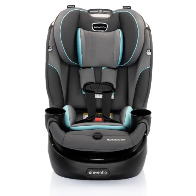 Revolve360 Slim 2-in-1 Rotational Car Seat (Carver Blue)