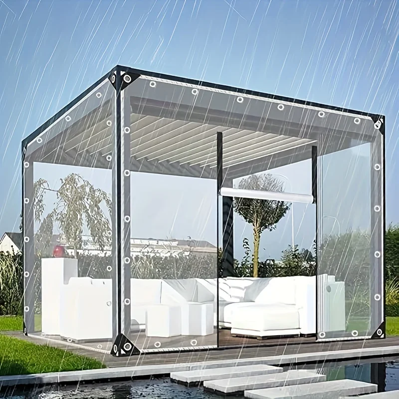 

Наружный водонепроницаемый дождевик, утолщенный прочный полиэтиленовый материал, для теплиц, газонов и садовых аксессуаров