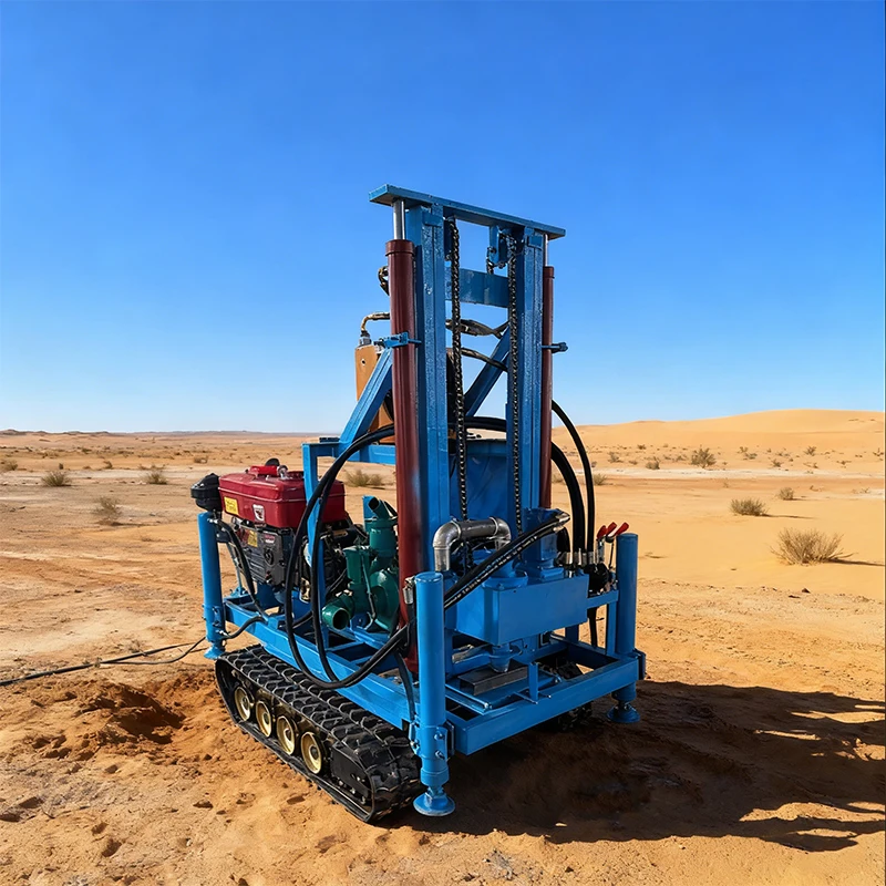 Small Borehole Drilling Rig 100m 150m 200m 300mWater Well Drilling Rig Machine with Drill Bit Manufacturer