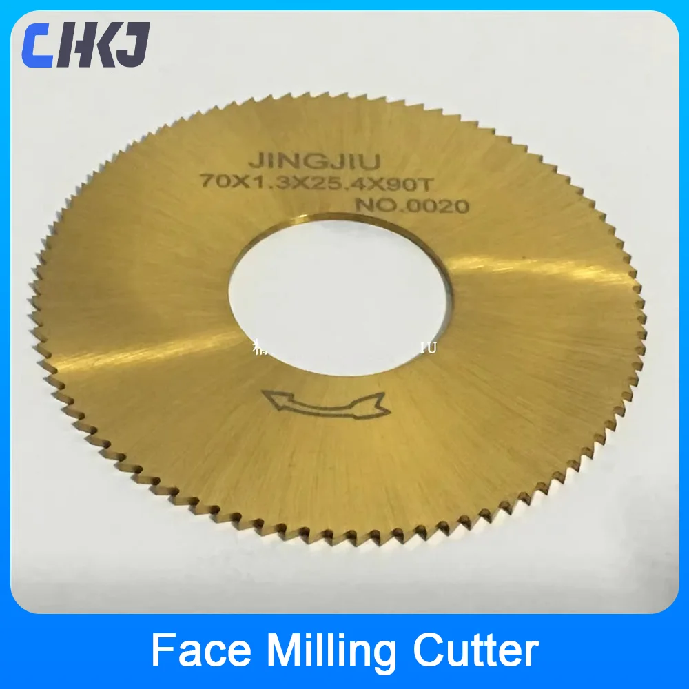 CHKJ Face Milling Cutter 1\'\' Hole Side Milling Cutter for WENXING 100D 100E 100E1 100F 100F1 Key Cutting Machines 70*1.3*25.4mm