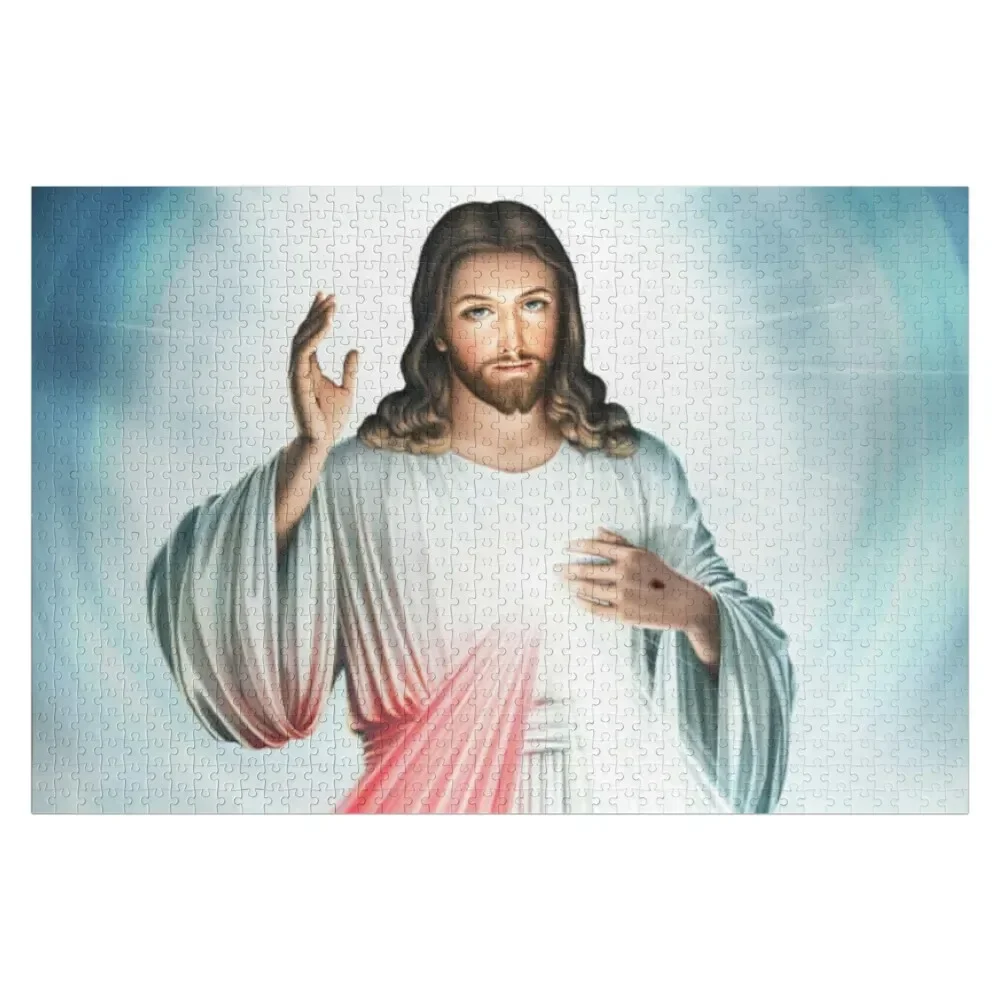 

The Divine Mercy, Jesus I trust in You, Saint Faustina, Divine Mercy Jigsaw Puzzle Christmas Gifts Christmas Toys Puzzle