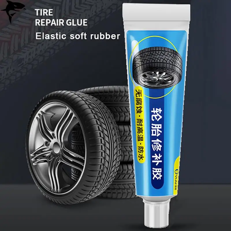 Black Tyre Repair Instant Car Tire Repair Glue Liquid Strong Rubber Glues Wear-resistant Rubber Non-corrosive Adhesive Glue