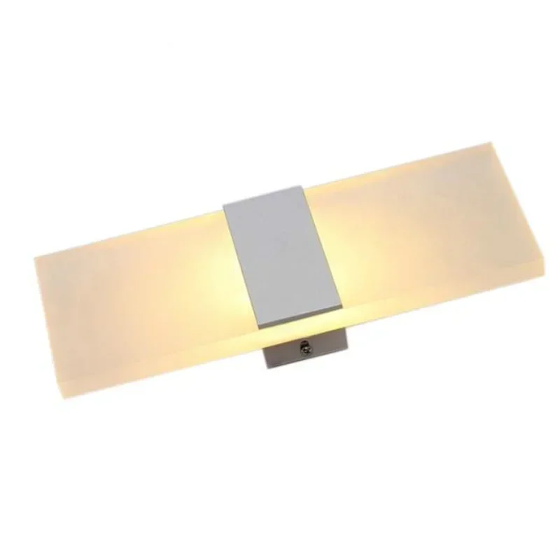 RY Mini 3/6/12/18W Led Acrylic Wall Lamp AC85-265V 14CM/22CM Long warm white Bedding Room Living Room Indoor wall lamp