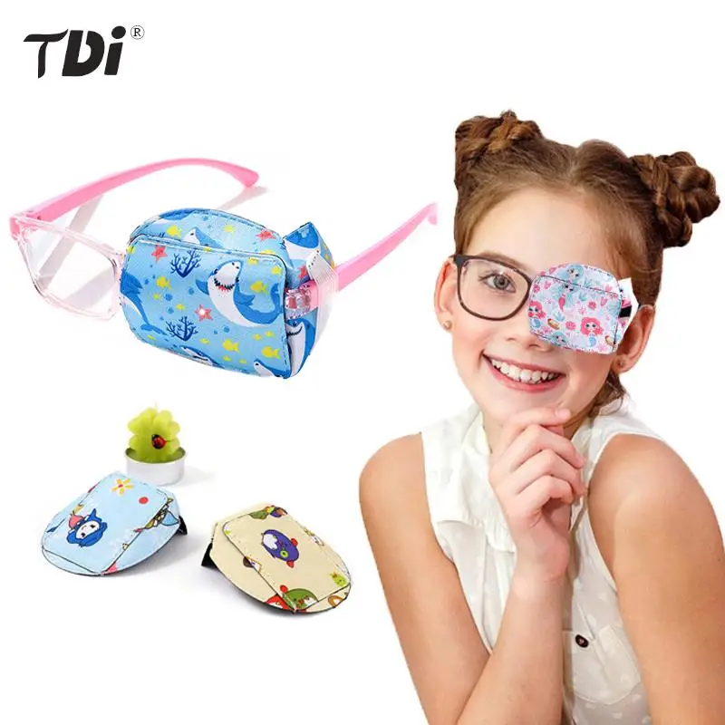 

1Pcs Cute Kids Strabismus Treatment Vision Care Children Health Care Kids Child Occlusion Medical Lazy Eye Patch Eyeshade