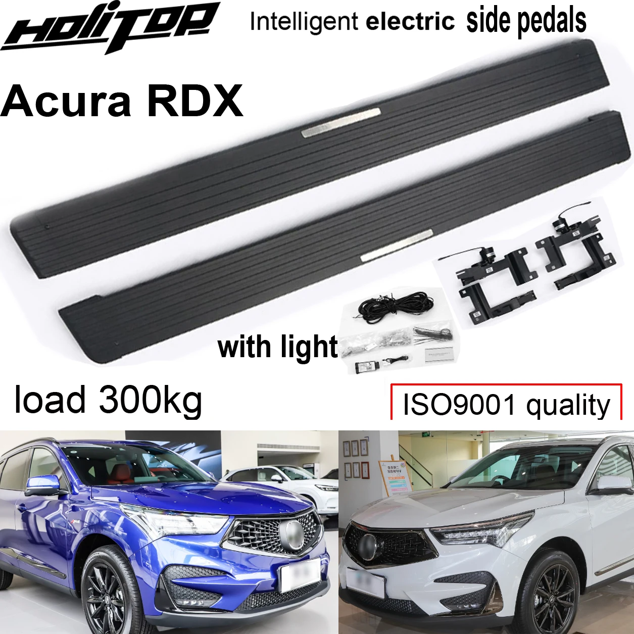 

Hottest car electric side pedals side bar foot board for Acura RDX 2019-2024.Intelligent product,100% compatible with your car.