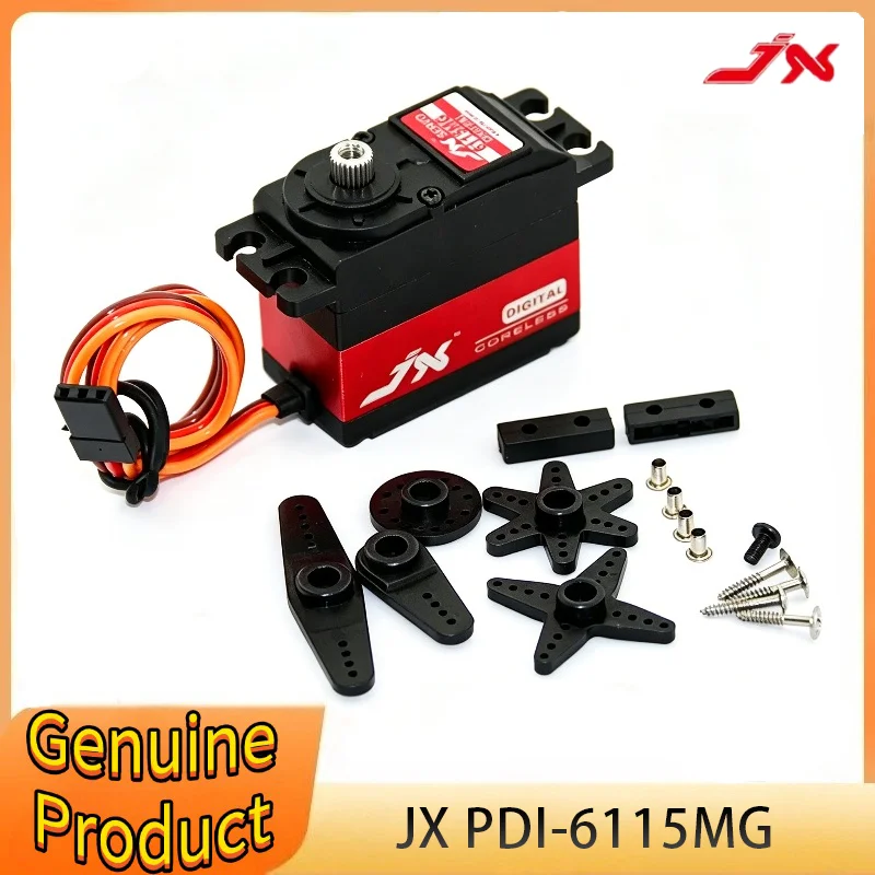 

JX PDI-6115MG 15kg 6V 0.126Sec High Speed Standard Digital Coreless Servo Motor Robot UAV Hobby Education Parts For 1/10 RC Car