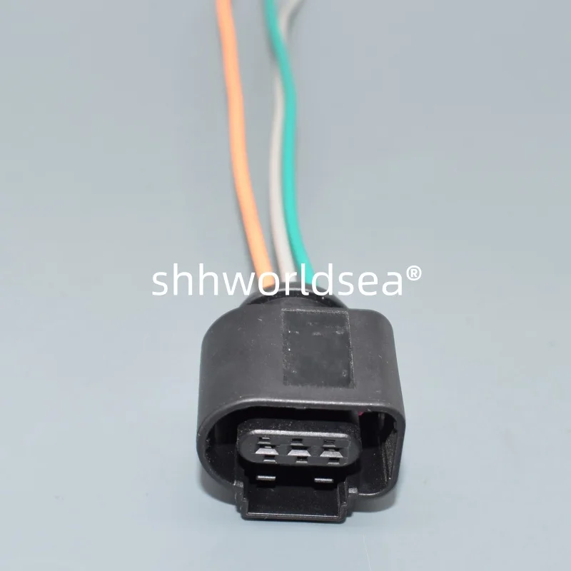 2/100PCS 3 Pin Female Waterproof Auto Connector 8K0 973 703 Pressure Sensor Cable Sealed Connector For VW For Audi 8K0973703